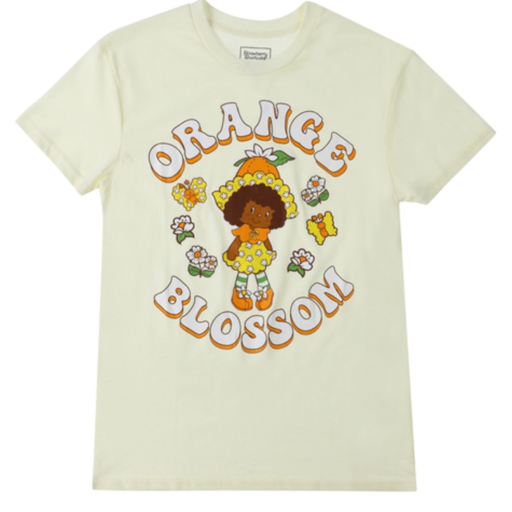 Strawberry Shortcake 'Orange Blossom Graphic Tee Shirt Adult L